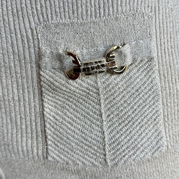 White House Black Market Cardigan | Size Small | Neutral Knit Sweater - Picture 4 of 8